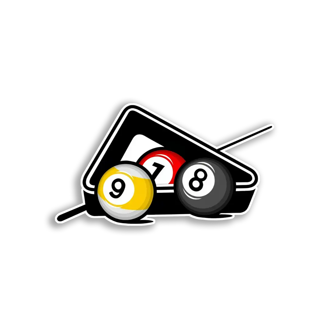Billard 8-Ball und 9-Ball Sticker
