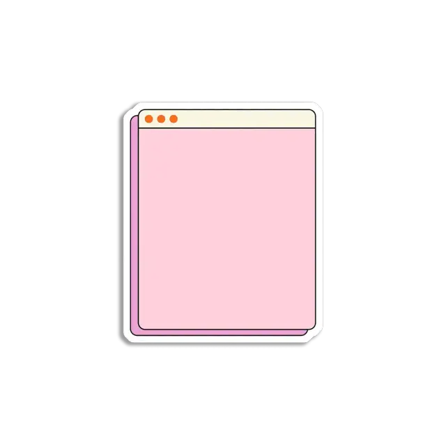 Rosa Browser VSCO-Sticker