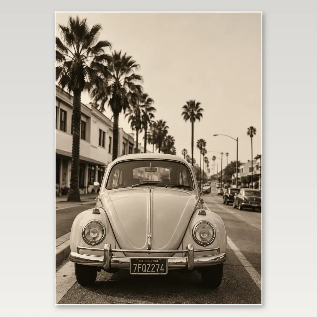 Palm Street Beetle A4 Poster