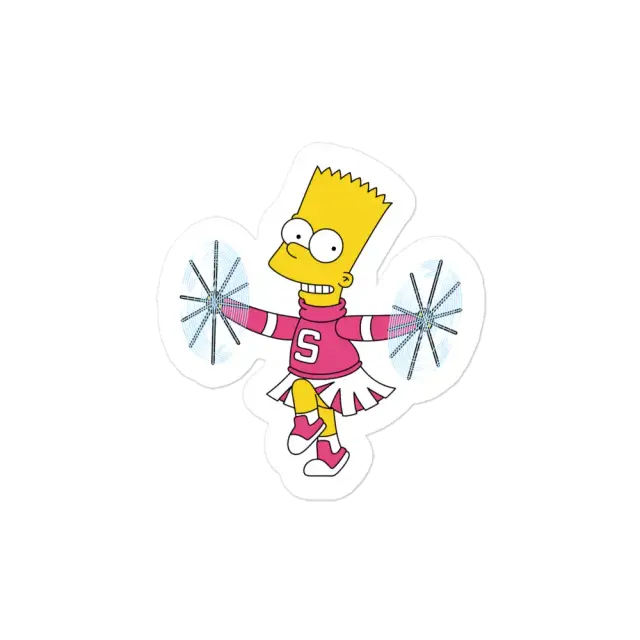 Bart Simpson Band Majorette Sticker