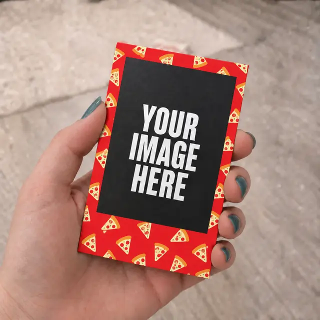 Pizza Slice Polaroids