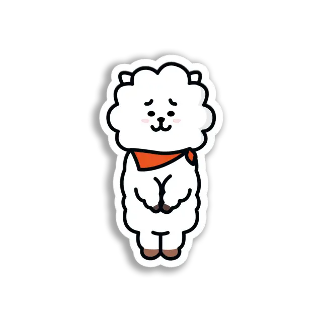ملصق BT21 Van الرائع