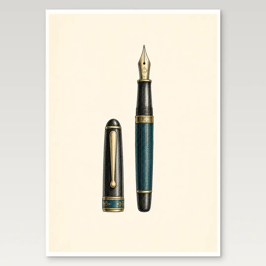 Fountain Pen Poster