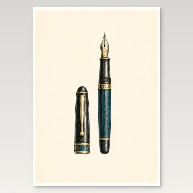Fountain Pen Poster