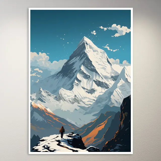 Der Mount Everest Poster