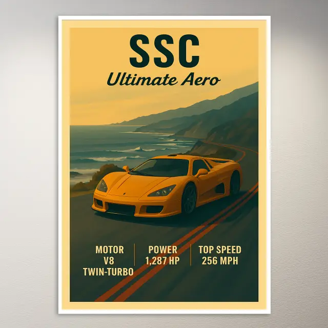 SSC Ultimate Aero Auto-Poster