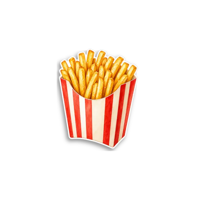 Fries Sticker