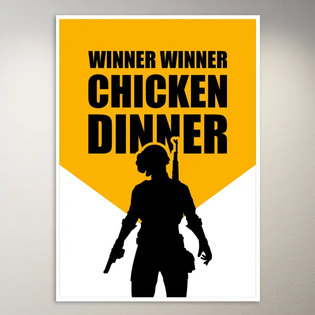 Winner Winner Chicken Dinner | Anime Poster