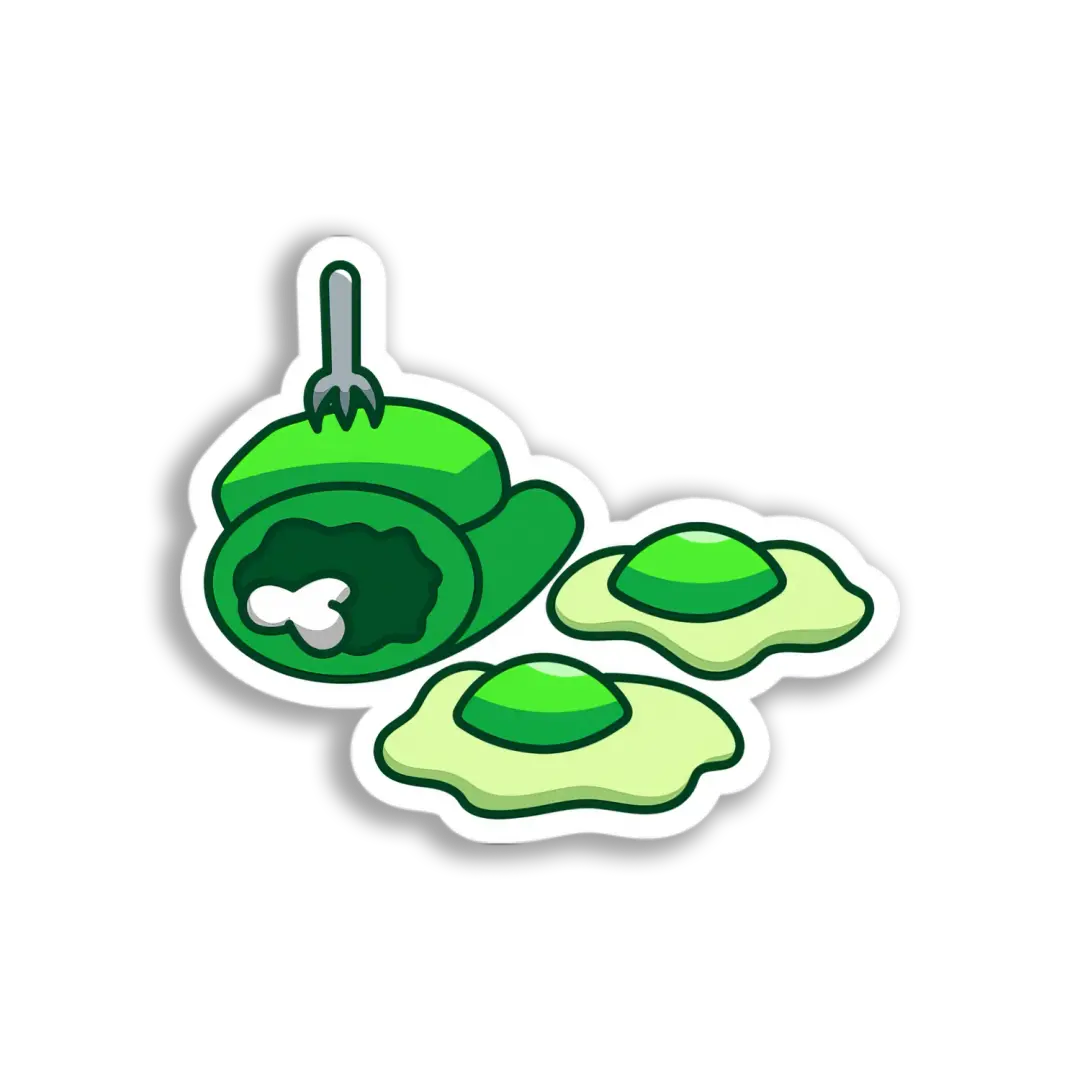 Green Eggs and Imposter Sticker