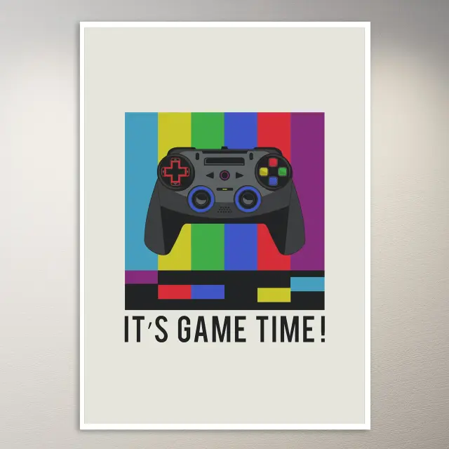 Zeit zum Zocken | Gaming-Poster