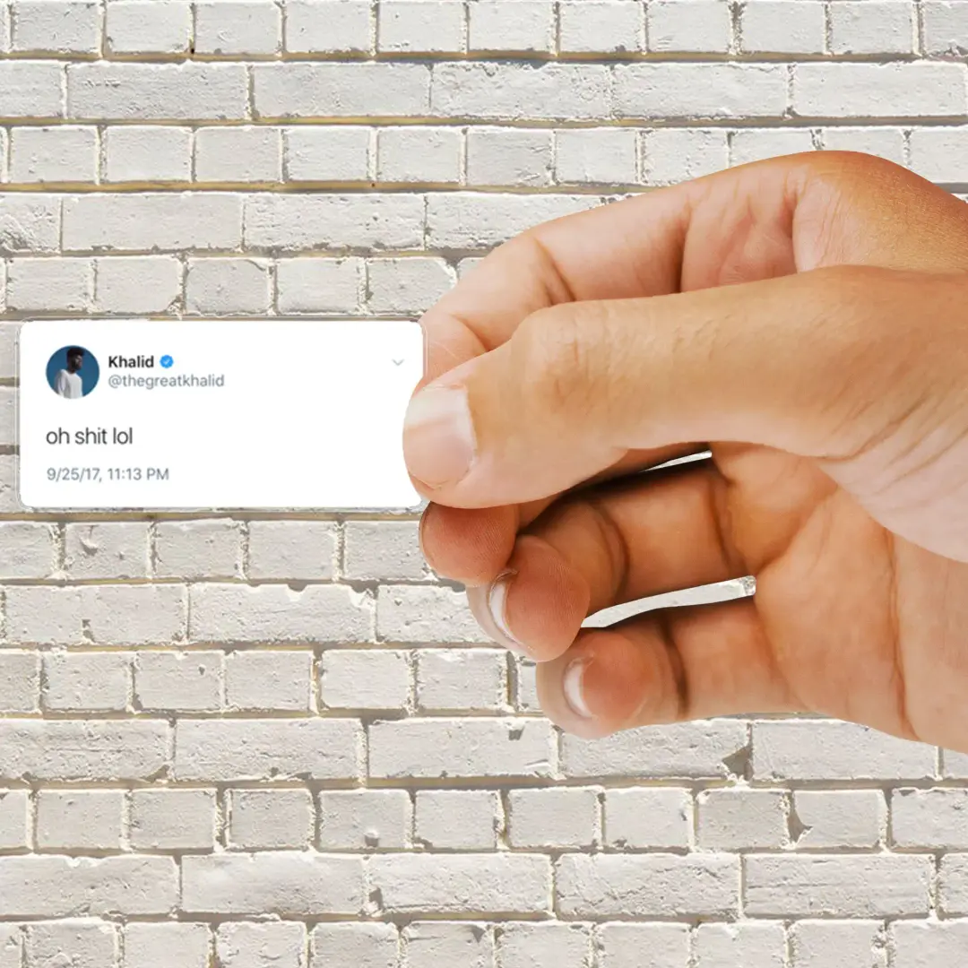 Khalid Tweet Sticker
