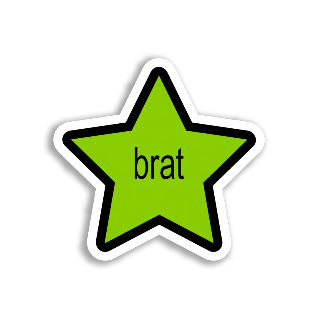 You're a Brat, Star Sticker