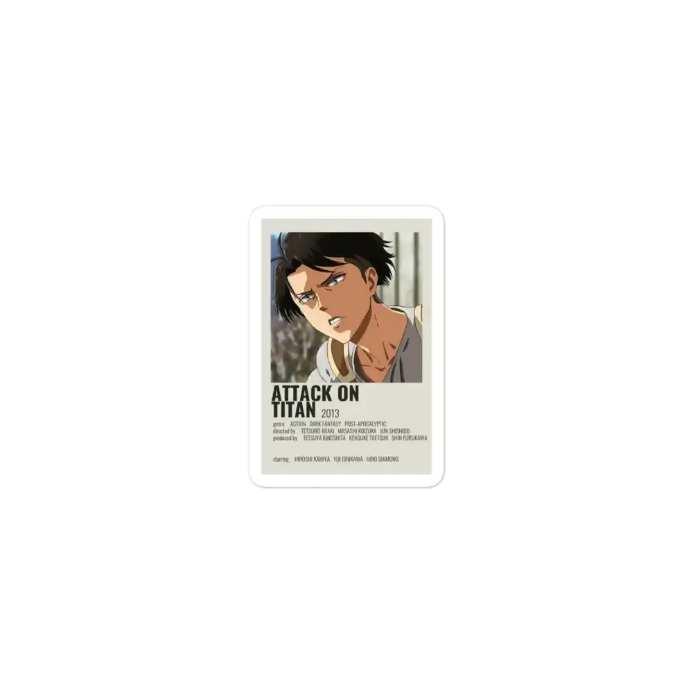 Attack on Titan Polaroid-Sticker