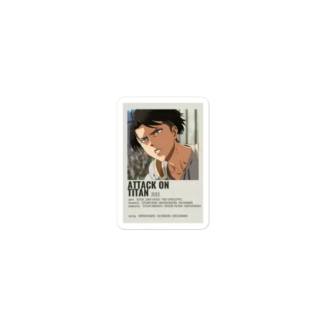 Attack on Titan Polaroid Sticker