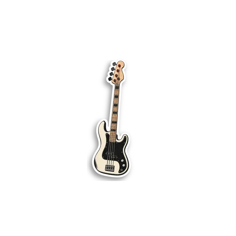 Cream Electric Guitar Sticker