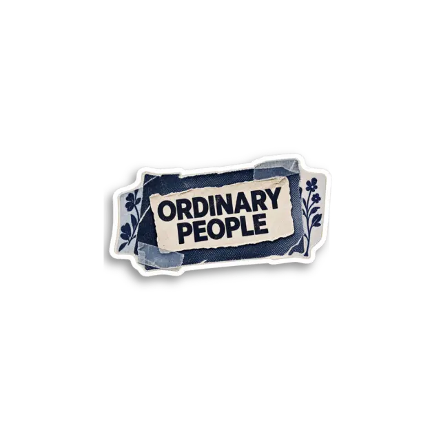 Ordinary People Etikett-Sticker