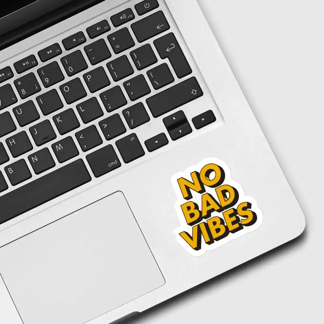Keine schlechten Vibes Schriftzug Sticker