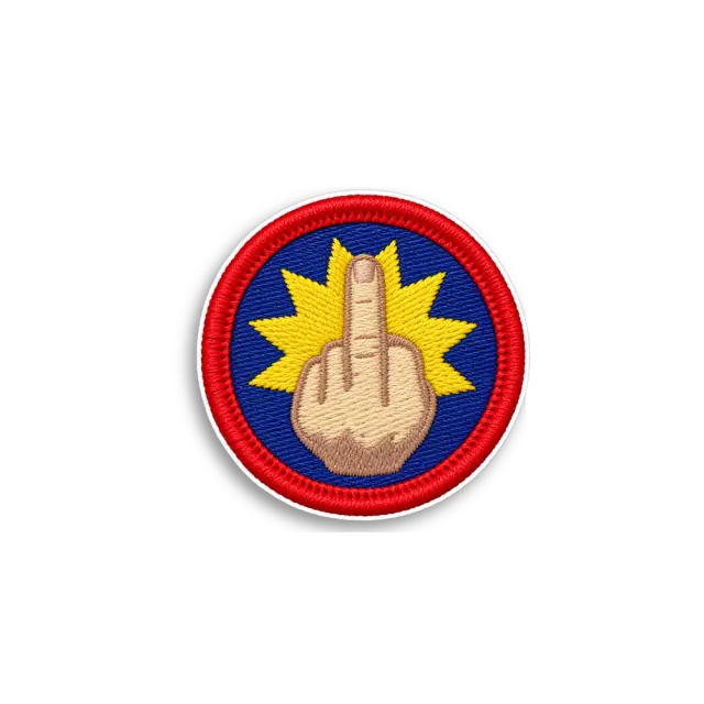 Mittelfinger-Abzeichen Sticker
