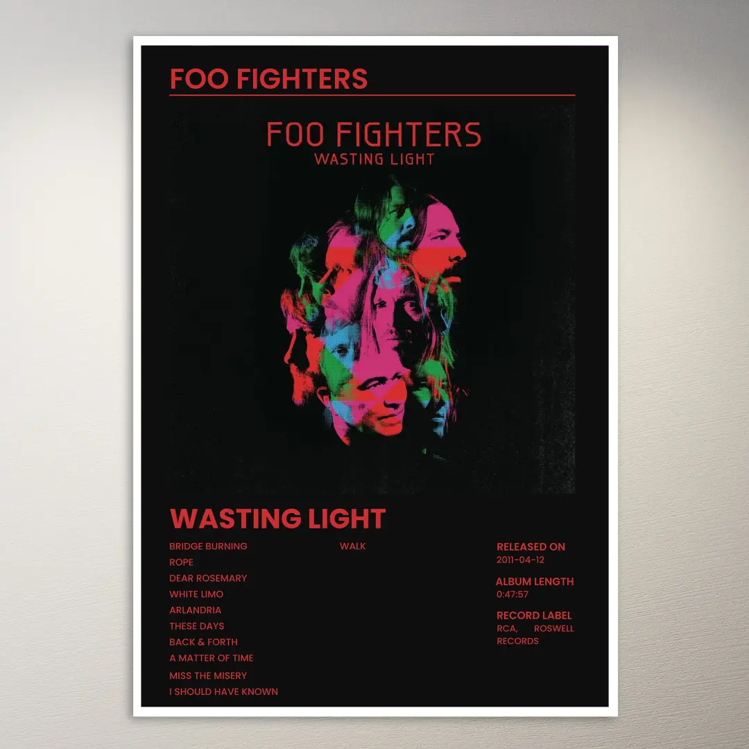 ملصق فني Foo Fighters
