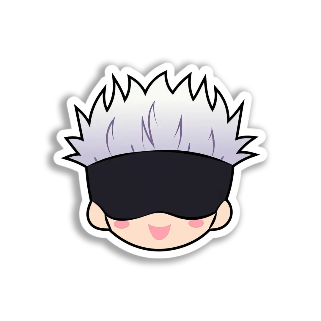 Blindfolded Boy Chibi Sticker
