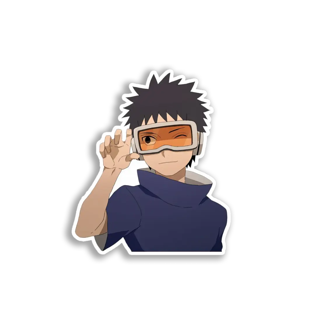 Young Anime Boy Sticker