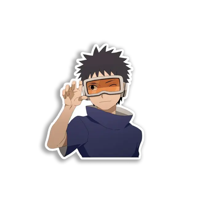 Young Anime Boy Sticker