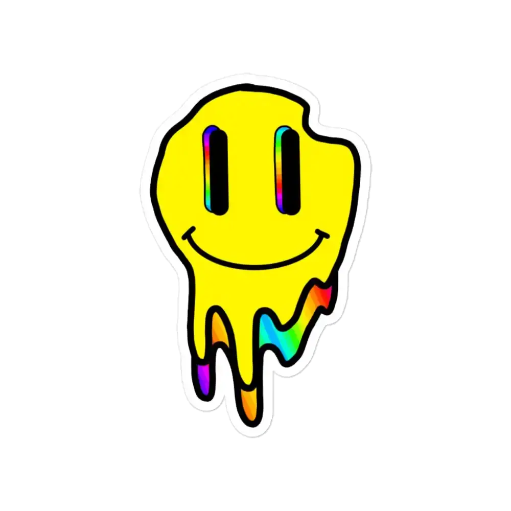 Trippy Smile Sticker