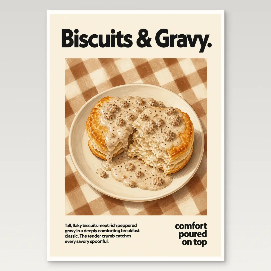 Biscuits and Gravy Poster