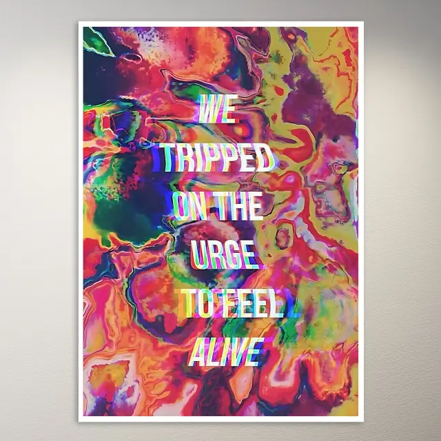 Trippy Kunst-Poster