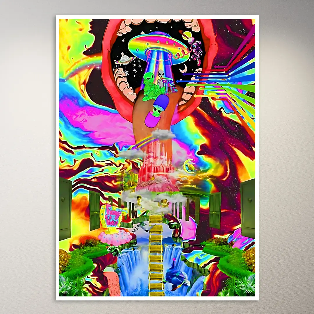 Trippy Kunst-Poster