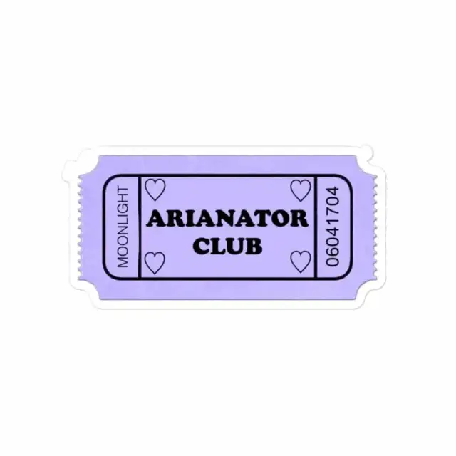 Ariana Grande Ariantor Club Sticker