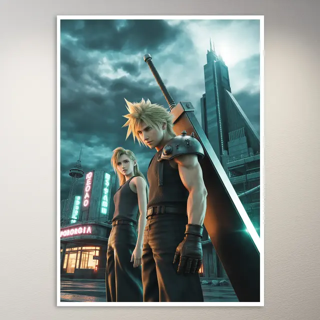 ملصق فني Final Fantasy VII