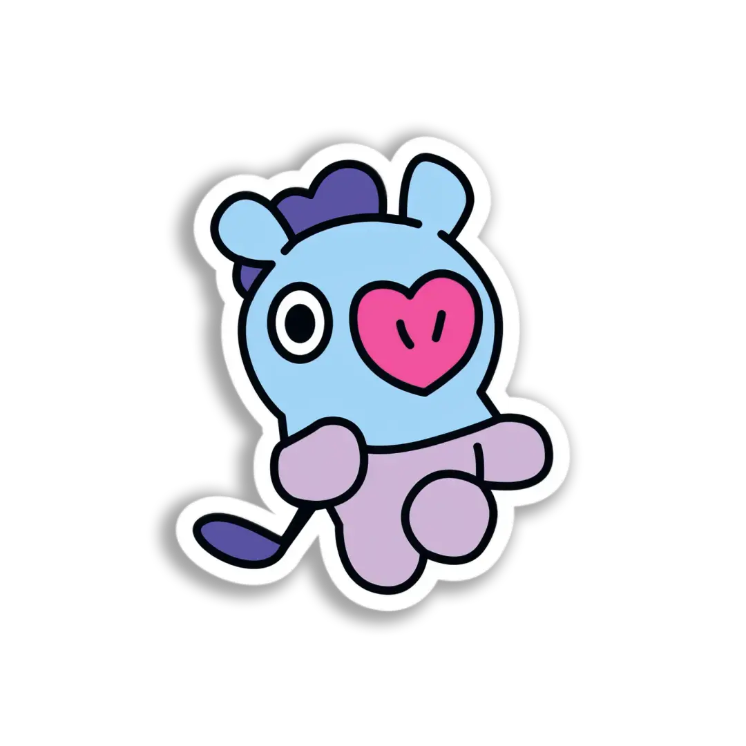 可愛 BT21 Van 貼紙