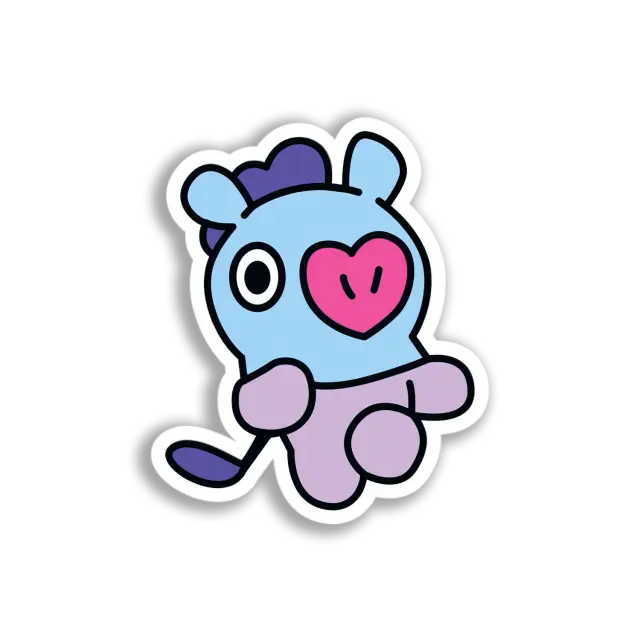 Adorable BT21 Van Sticker