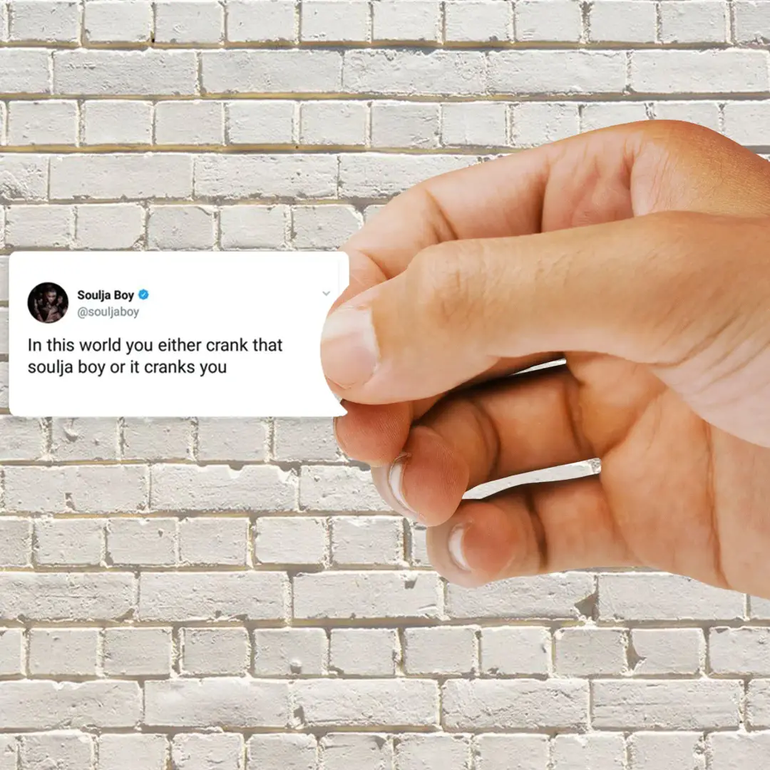 Soulja Boy Tweet-Sticker
