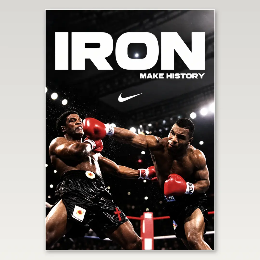 Iron Boxing A4 Poster