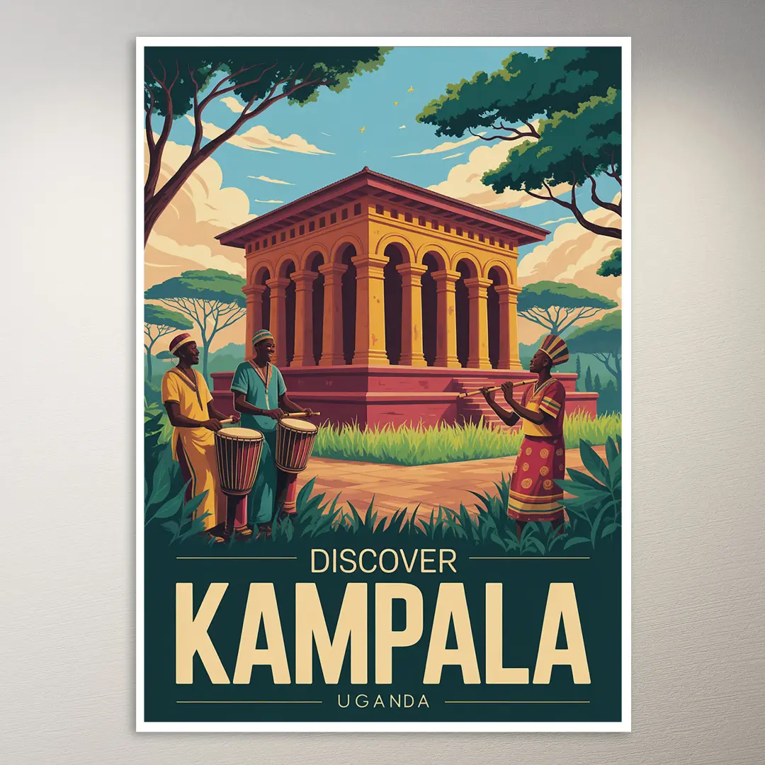 Kampala Reiseposter
