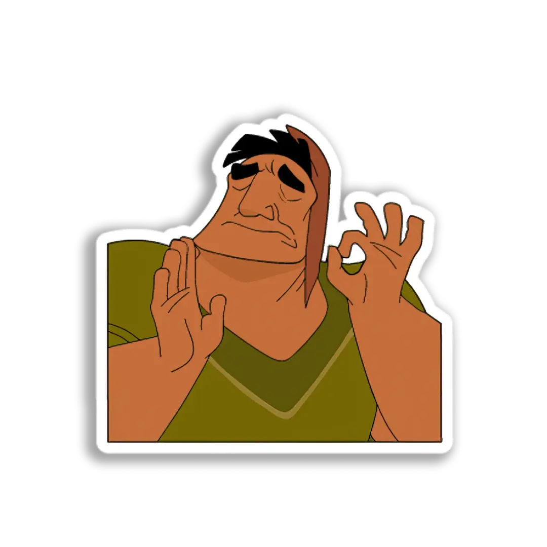 Kronk Ok Meme Sticker