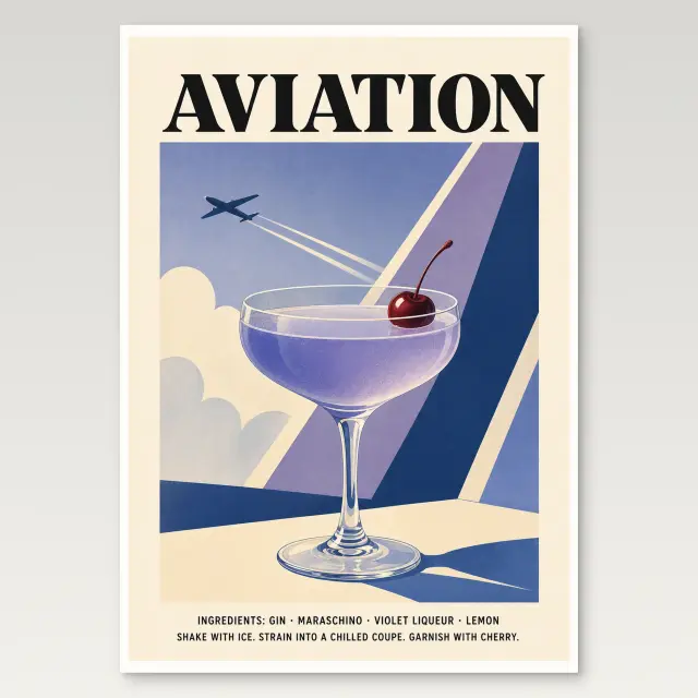ملصق فني Aviation