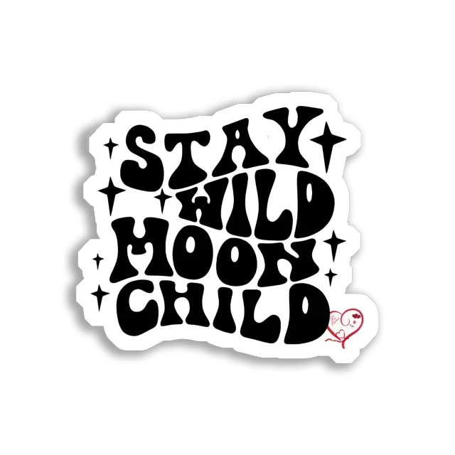 Bleib wild, Mondkind Sticker