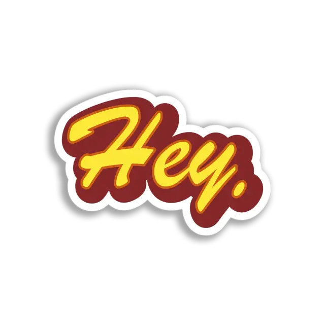 Hallo du Sticker