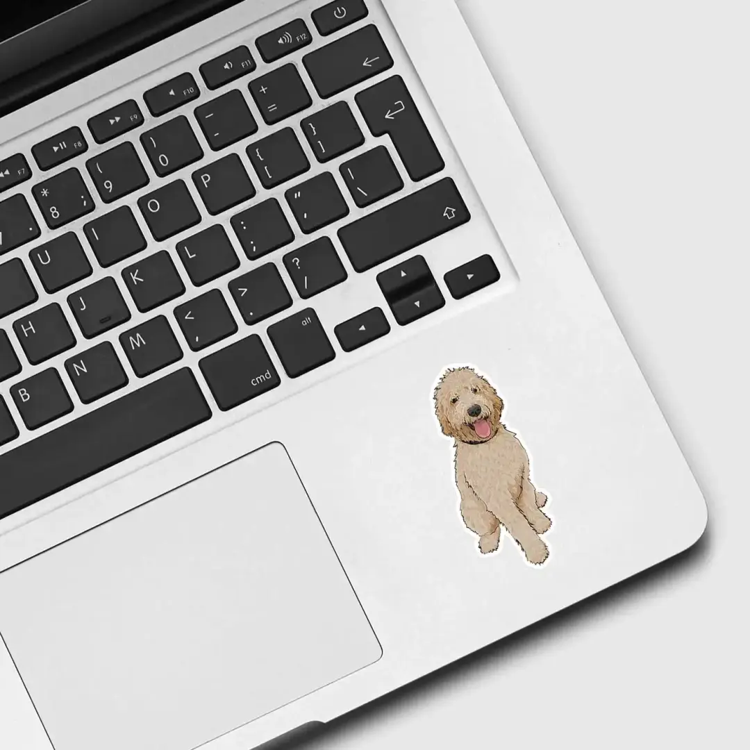 Goldendoodle-Sticker