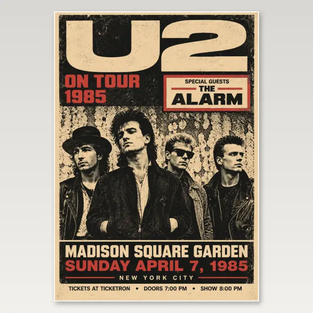 U2 Alarm Poster A4-Poster