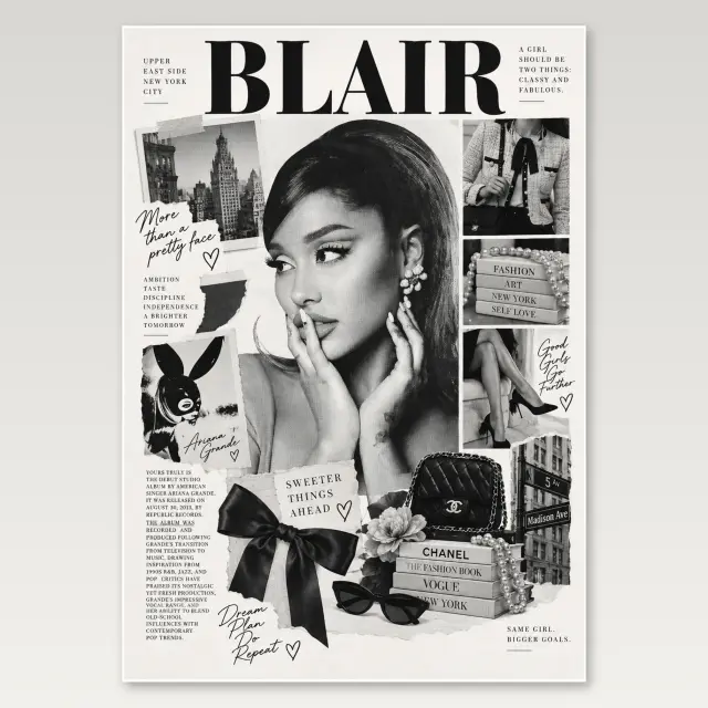 Blair Moodboard A4 Poster