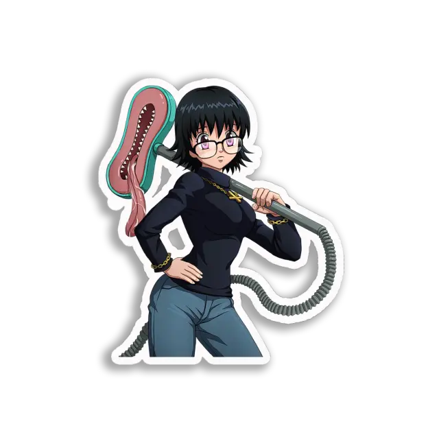 Machi 與吸塵器貼紙