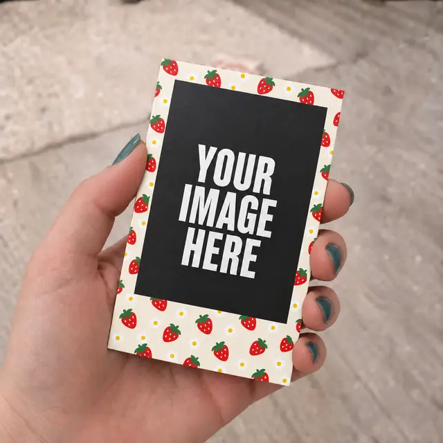 Strawberry Daisy Polaroids