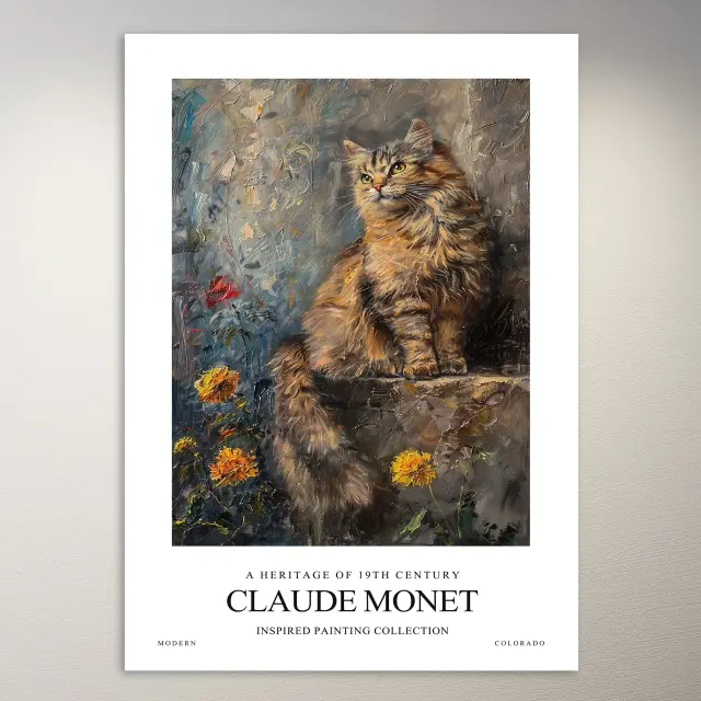 Von Claude Monet inspiriertes Gemälde | Kunst-Poster