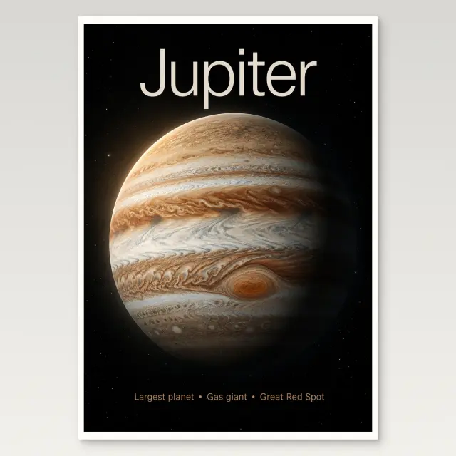 Jupiter A4 Poster