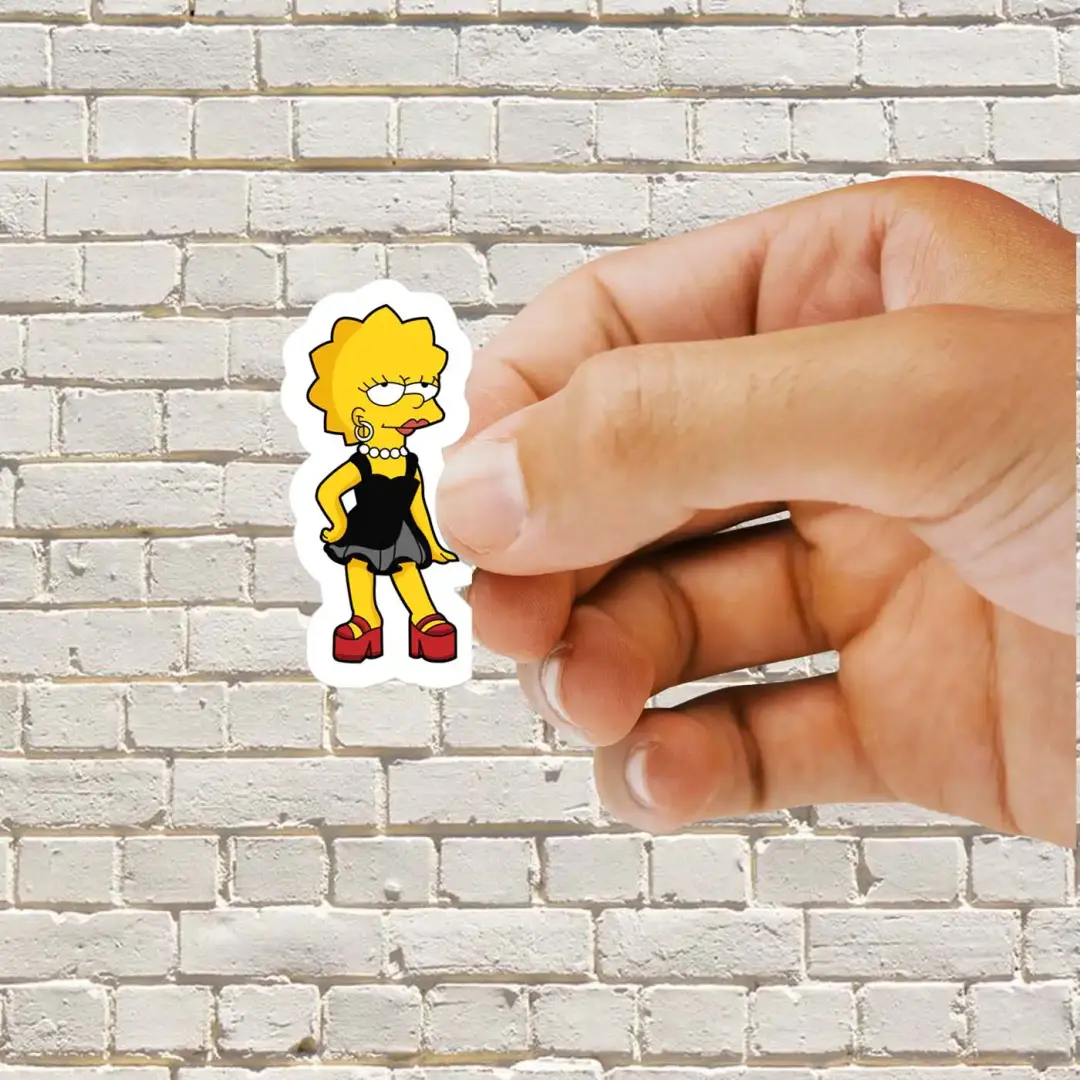 Simpsons Lisa Gorgeous Sticker