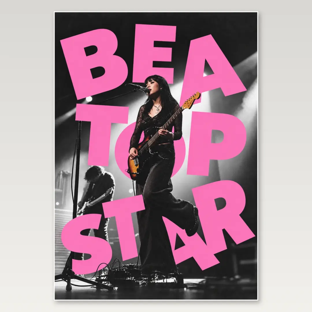 Sei ein Popstar A4-Poster